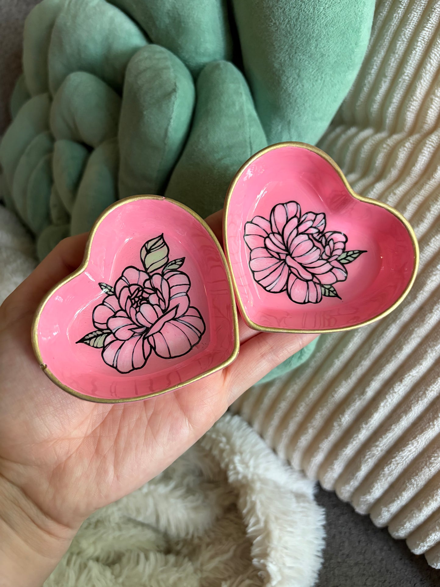 Rose Heart Jewelry/Trinket Dish