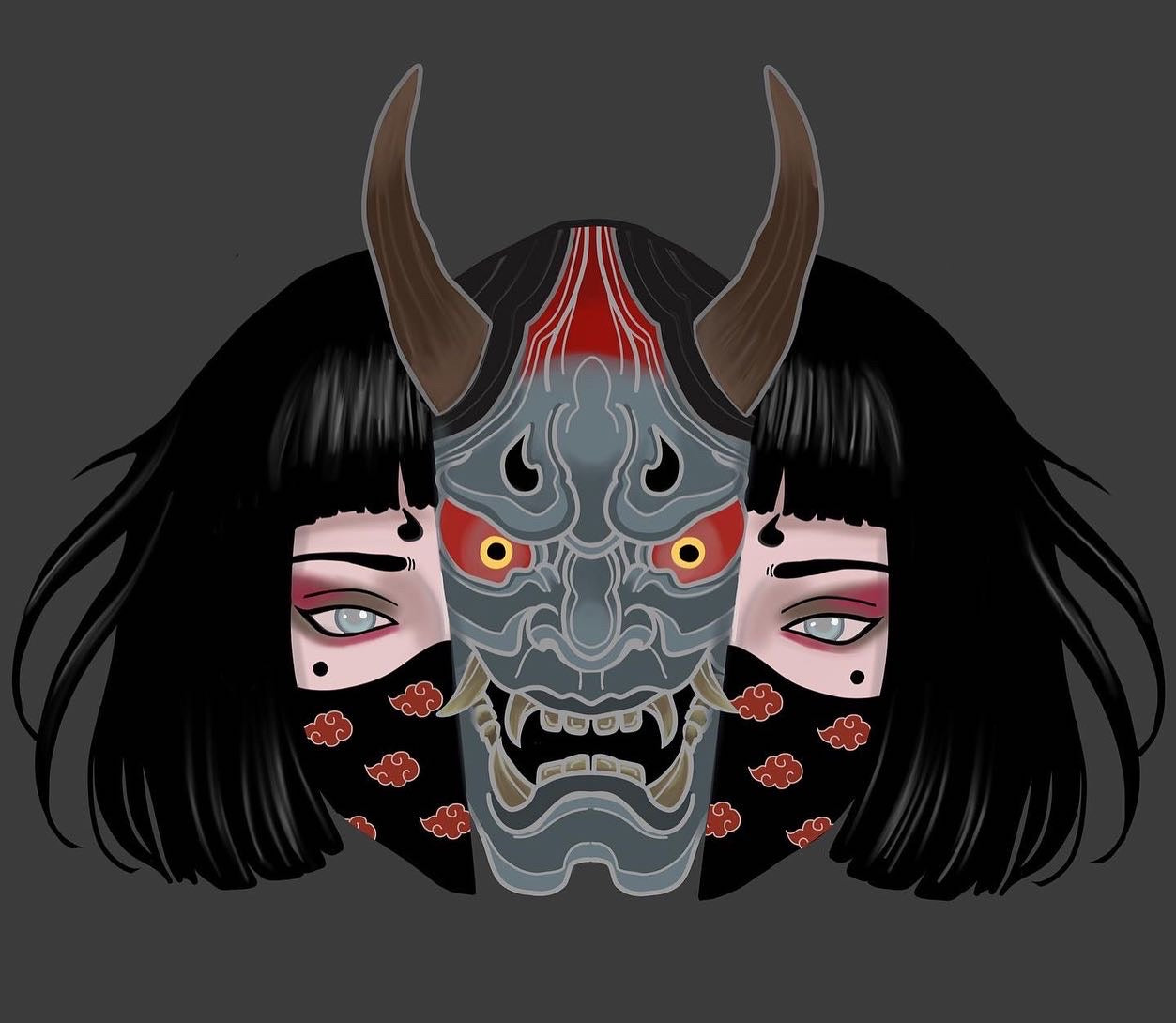 Girl with mask (akastuki)