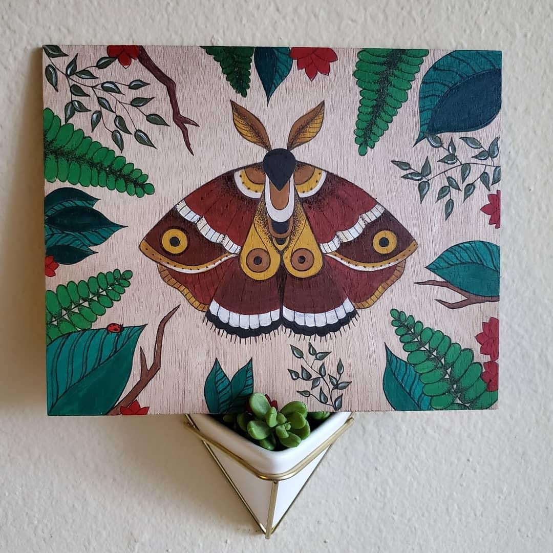 Painted wood