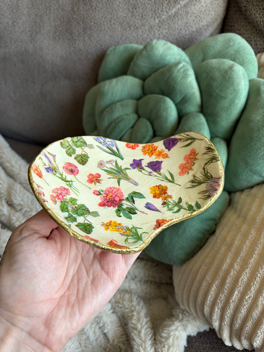 Floral Catch-all Tray
