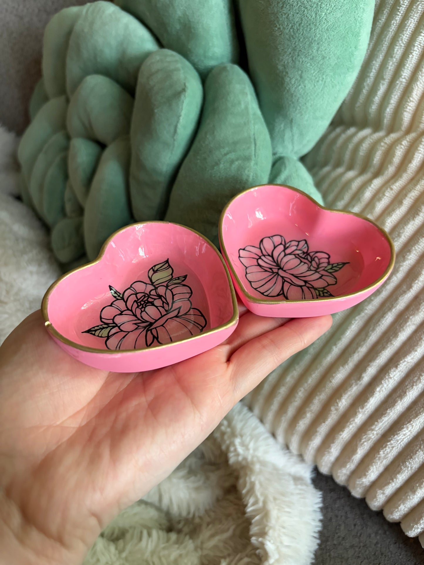 Rose Heart Jewelry/Trinket Dish