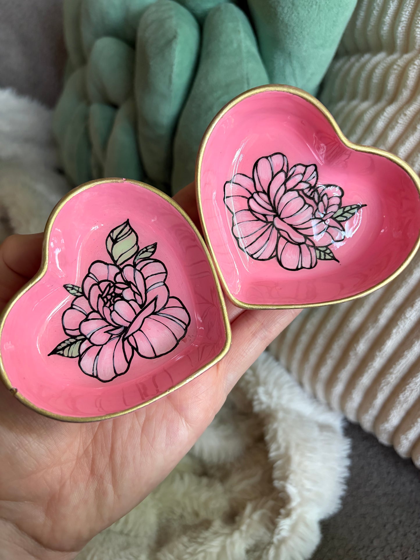 Rose Heart Jewelry/Trinket Dish