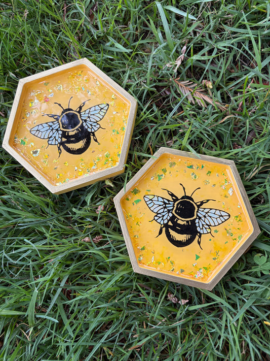 Honey Bee Trinket Tray