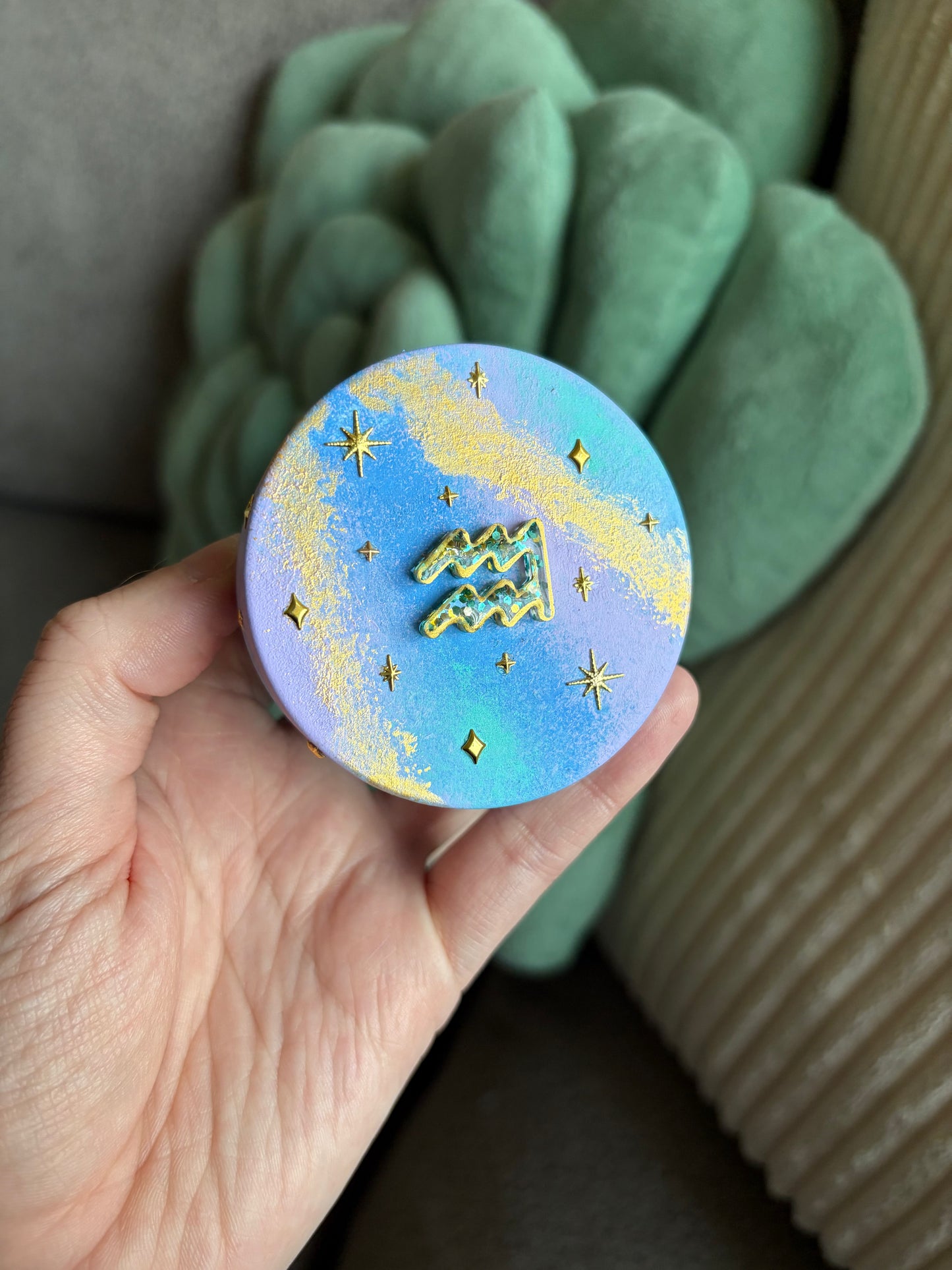 Aquarius Ceramic Box