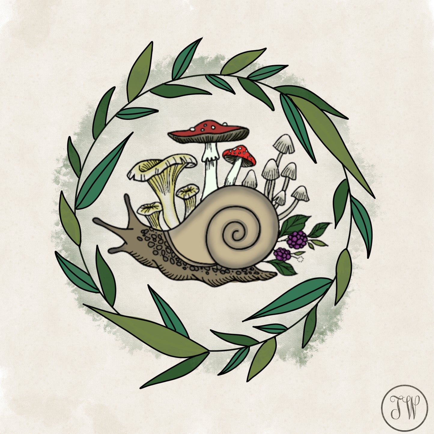 Snail & Fungi